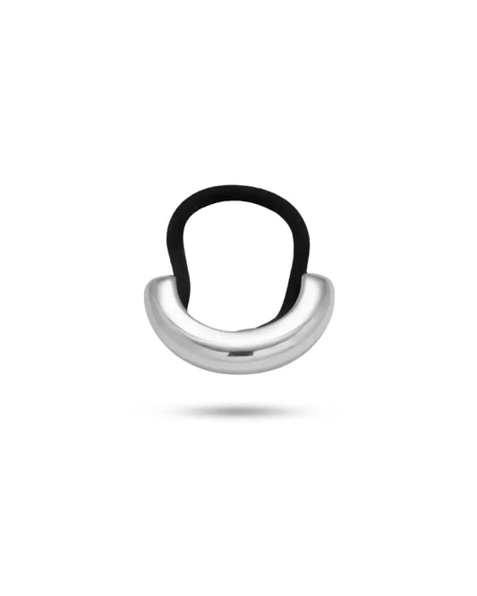 SILVER BUBBLE HAIR CUFF