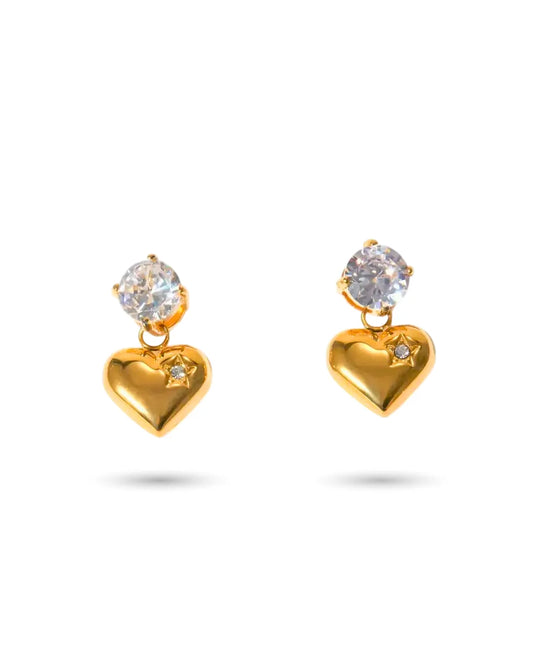 STARLIT HEART EARRINGS