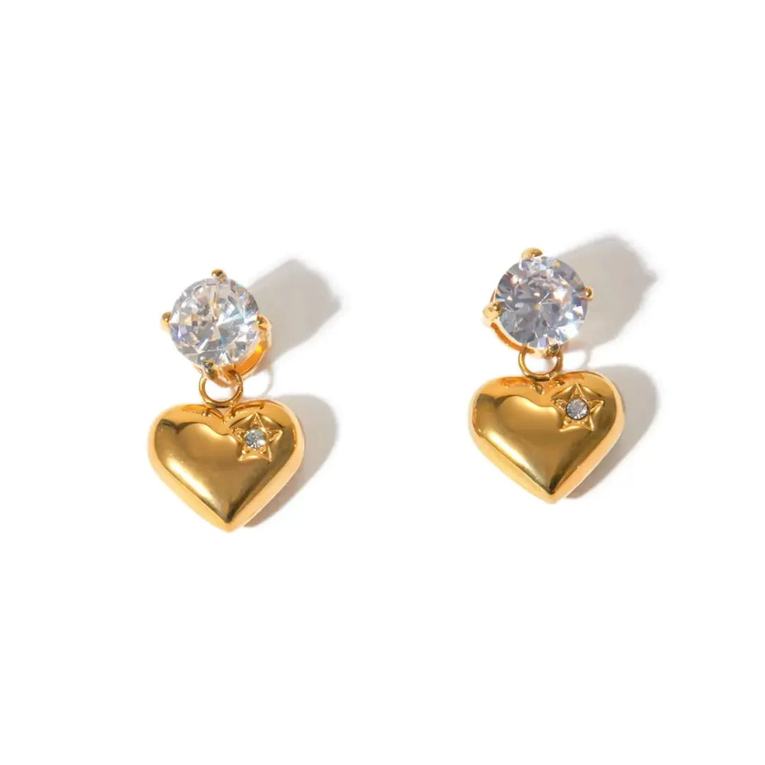 STARLIT HEART EARRINGS