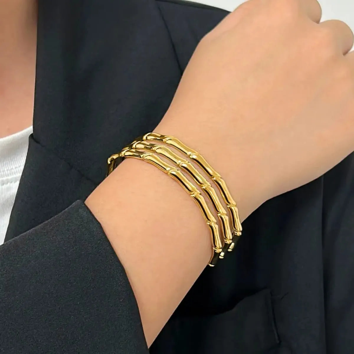 GOLDEN BAMBOO CUFF