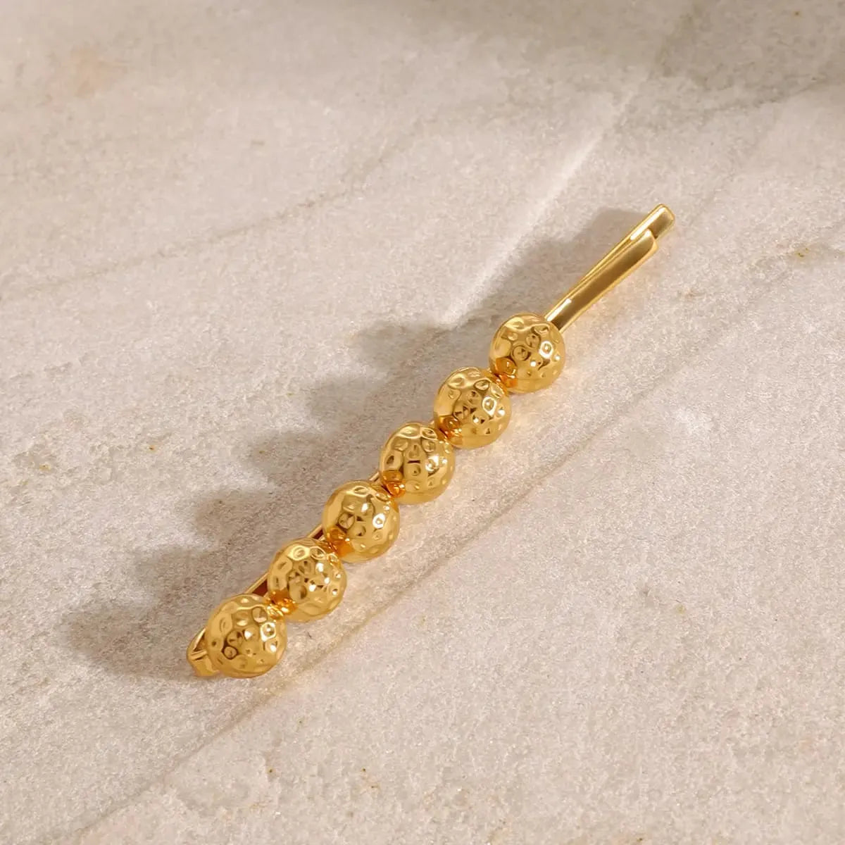 GOLD BALL HAIR CLIP