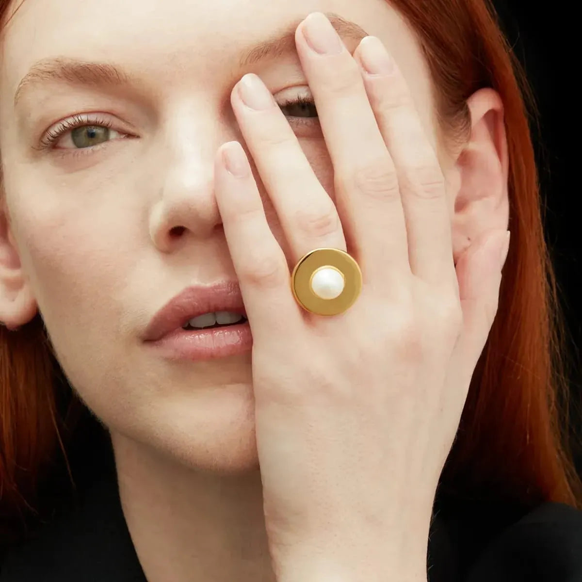 PEARL DISC RING