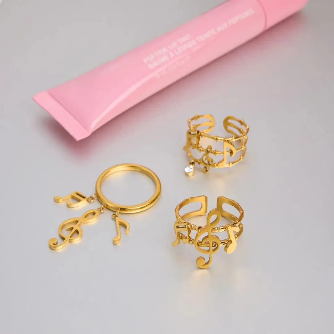 MUSICAL NOTES RING