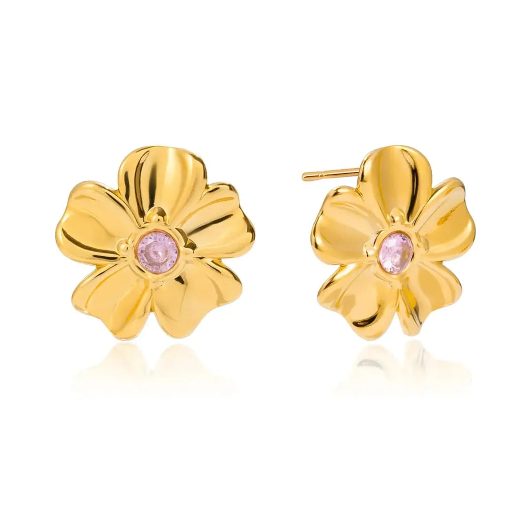BLOSSOM PETAL STUD EARRINGS