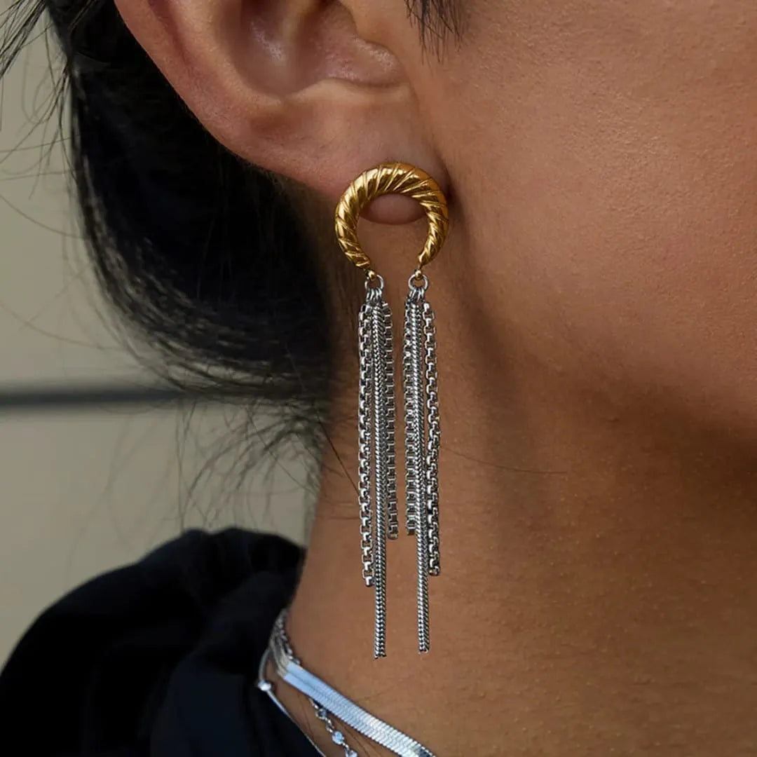 AURORA CASCADE DANGLE EARRINGS