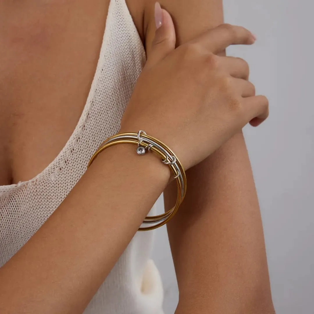 LUMINA CRYSTAL CHARM BRACELET