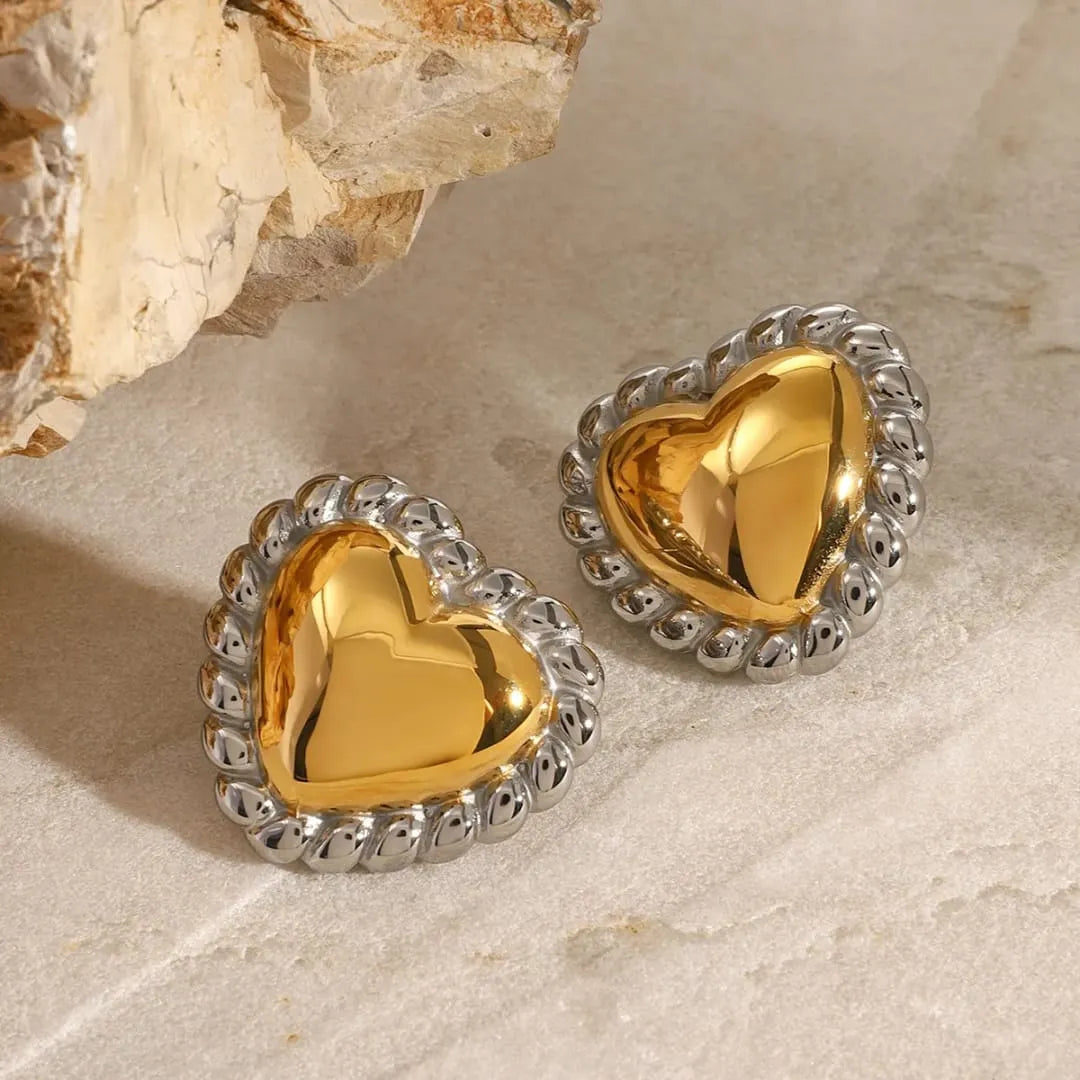 RADIANT HEART STATEMENT EARRINGS