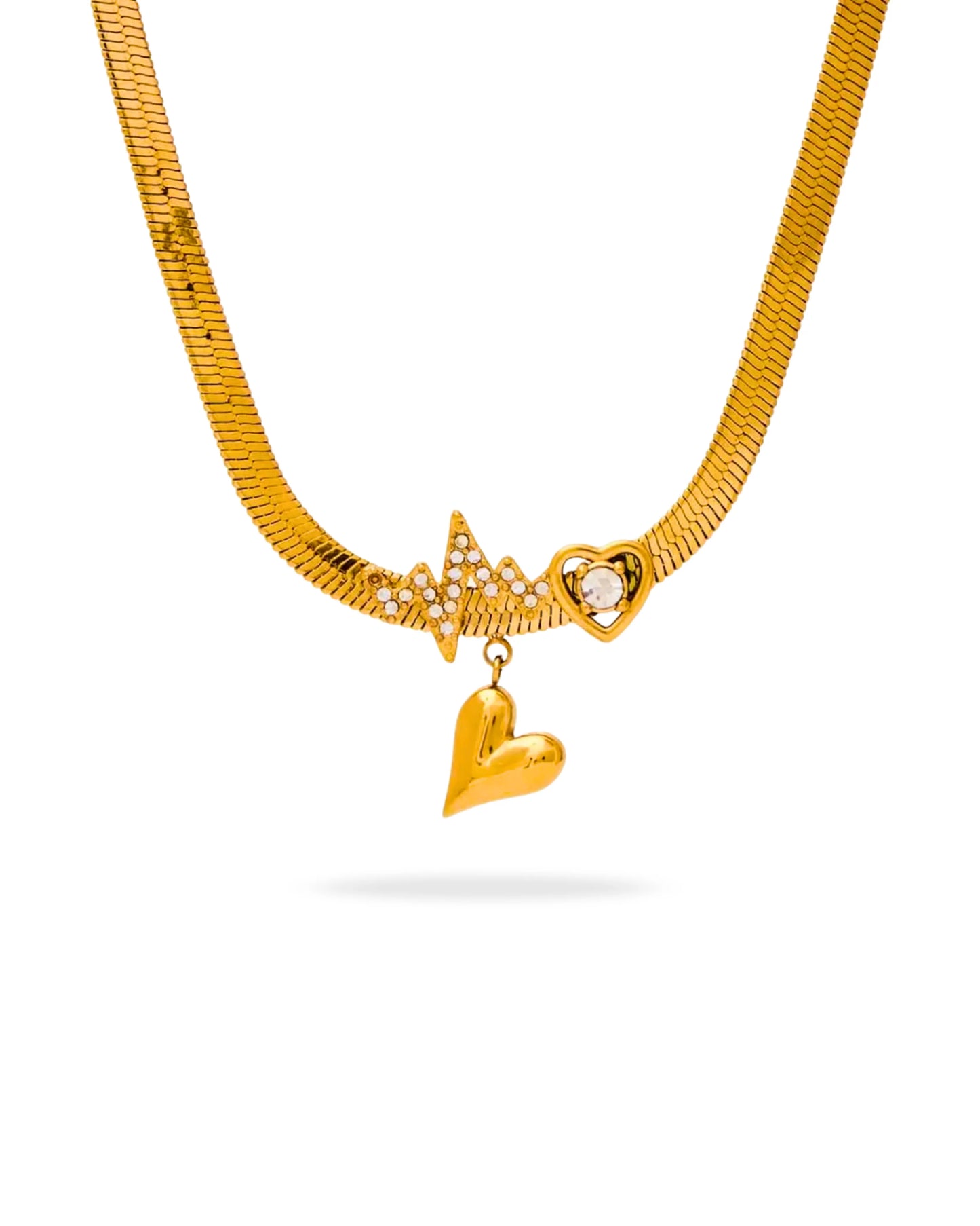 HEARTBEAT LOVE PENDANT NECKLACE