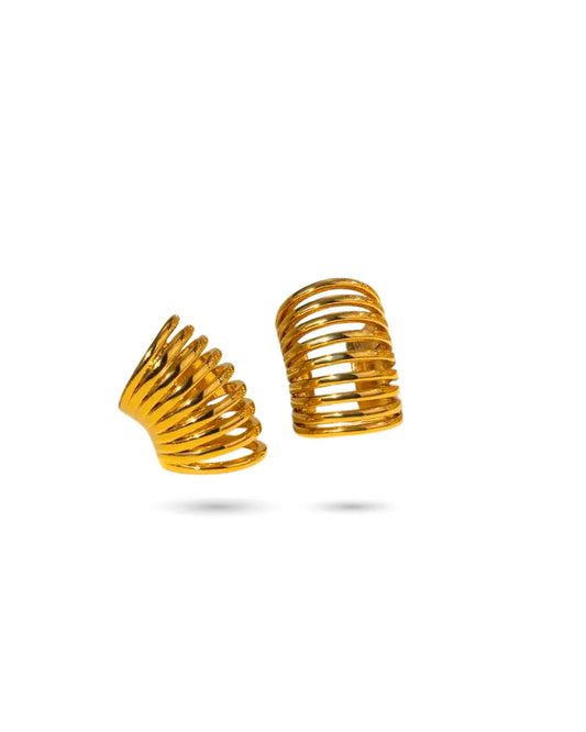 SPIRAL WAVE EAR CUFF