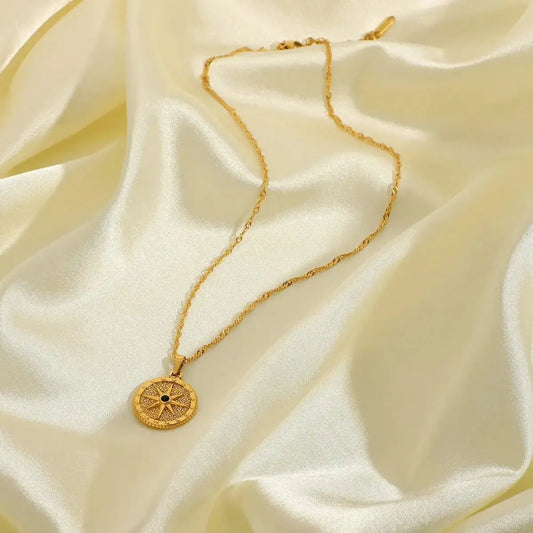 GOLDEN STAR PENDANT NECKLACE
