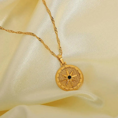 GOLDEN STAR PENDANT NECKLACE