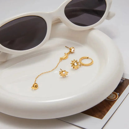 SUN MOON STAR EARRINGS SET