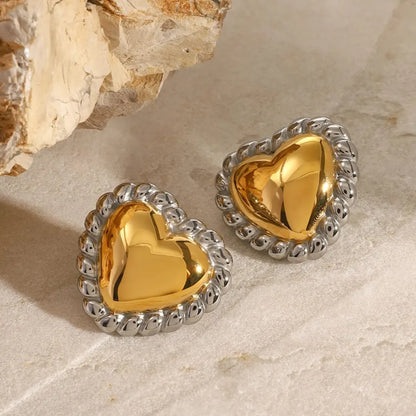 RADIANT HEART STATEMENT EARRINGS