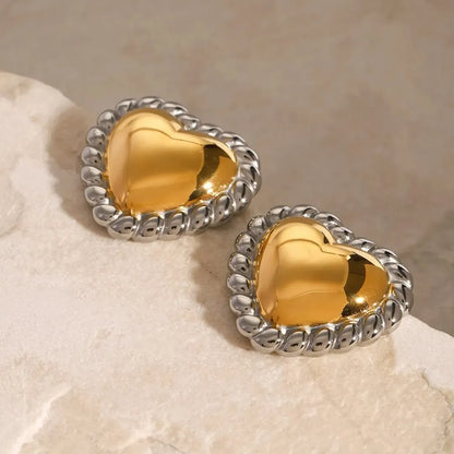 RADIANT HEART STATEMENT EARRINGS