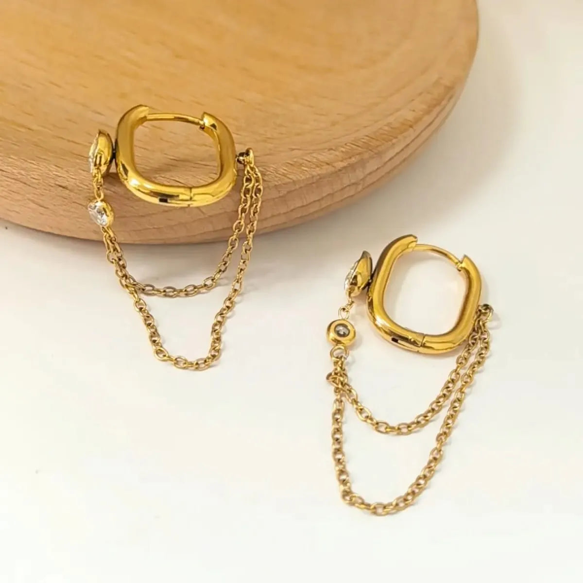 Celeste Chain Hoops