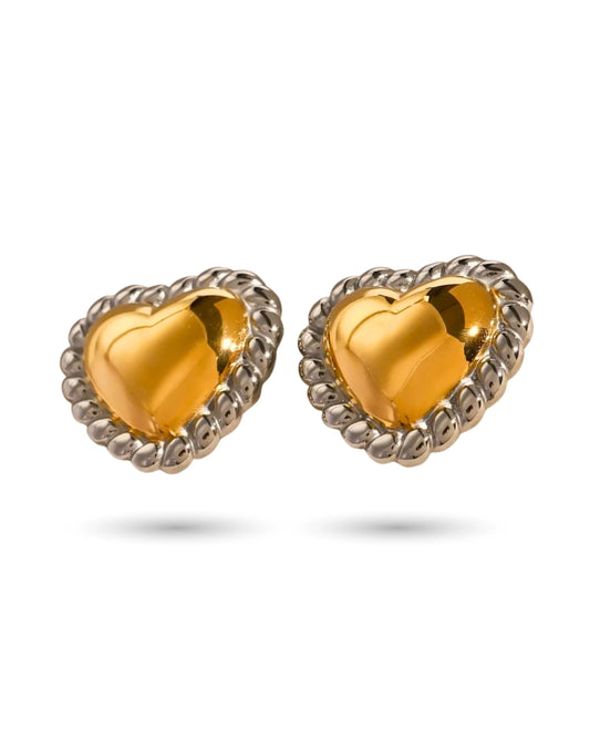 RADIANT HEART STATEMENT EARRINGS